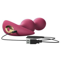 Love to Love Plug vibrant Twinny Bud 10.5 x 3cm Rose